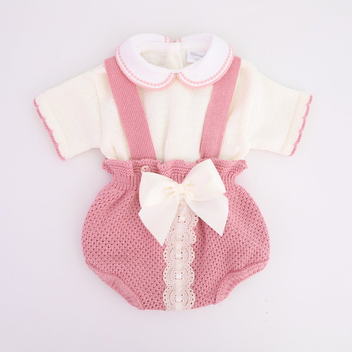 Set Adriana Rosa/Crema 🩷