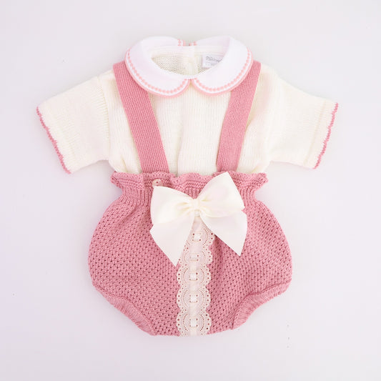 Set Adriana Rosa/Crema 🩷