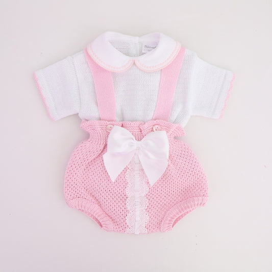 Set Adriana Rosa/Blanco 🩷
