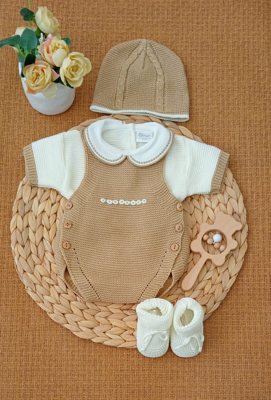 Ranita Paula Camel/Crema 🤎