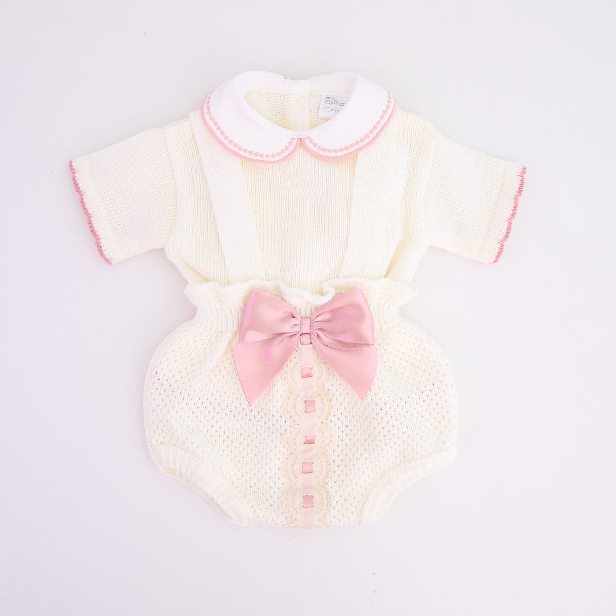 Set Adriana Crema/Rosa 🩷